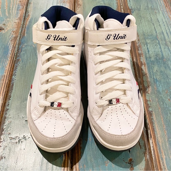 Reebok Other - 🚫SOLD🚫RBK G-Unit G6 Mid White Reebok Hip Hop 50 Cent Size 9 Shoes Sneakers